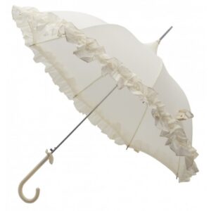 Retro stiliaus kreminis skėtis